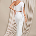 Raye | White High Bodycon Pencil Skirt