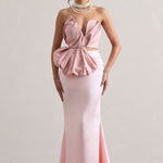 Couture | Pink Satin Maxi Skirt
