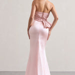 Couture | Pink Satin Maxi Skirt